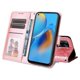 thumbnail image 5 of Funda tipo cartera FOXDOCK para OPPO Reno 6 Lite , diseño girasol en relieve, cuero PU, cierre magnético, soporte y tarjetero, 5 of 5