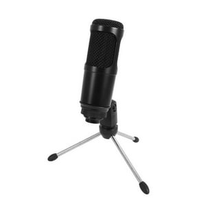 Philco - Microfono Condensador Usb Con Tripode Streaming Negro