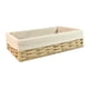 thumbnail image 5 of Cesta De Almacenamiento Hecha A Mano, Cestas Tejidas Decorativas Para Desayuno, Fiestas De Pan, Beige, Amarillo L, 5 of 5