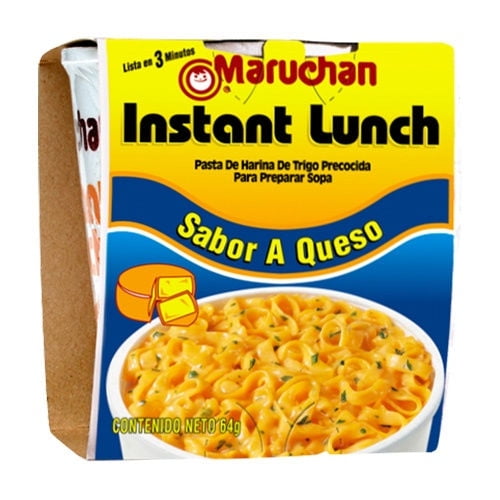 Pasta Instantánea Sabor Queso Pote 64 g Maruchan