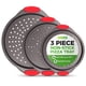thumbnail image 1 of Set de 3 Moldes para Pizza Antiadherentes NutriChef, 1 of 9