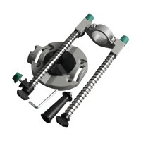 Magideal - Guía De Taladro Accesorio De Guía De Taladro De Múltiples Ángulos Soporte De Guía Para Orificios Rectos Soporte De Taladro Móvil Portátil Base De Riel