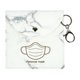 thumbnail image 1 of Bolsa Para Cubrir La Cara Con Cierre De Langosta Soporte Organizador De Máscara Impermeable Blanco, 1 of 1