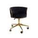 thumbnail image 1 of Silla Escritorio Giratoria Queen Base Dorada - Negro, 1 of 5