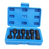 Ioensy - Juego De Extractores De Pernos De Acero Con Mango Cuadrado, Extractor De Tornillos Dañados, Fácil De Sacar, 7 Uds.