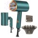 thumbnail image 1 of Secador De Pelo De Iones Negativos, Secador De Pelo Profesional Potente De 1800w, Ajuste De Múltiples Marchas, Secador De Pelo Plegable, Pequeño Y Portátil, 1 of 7