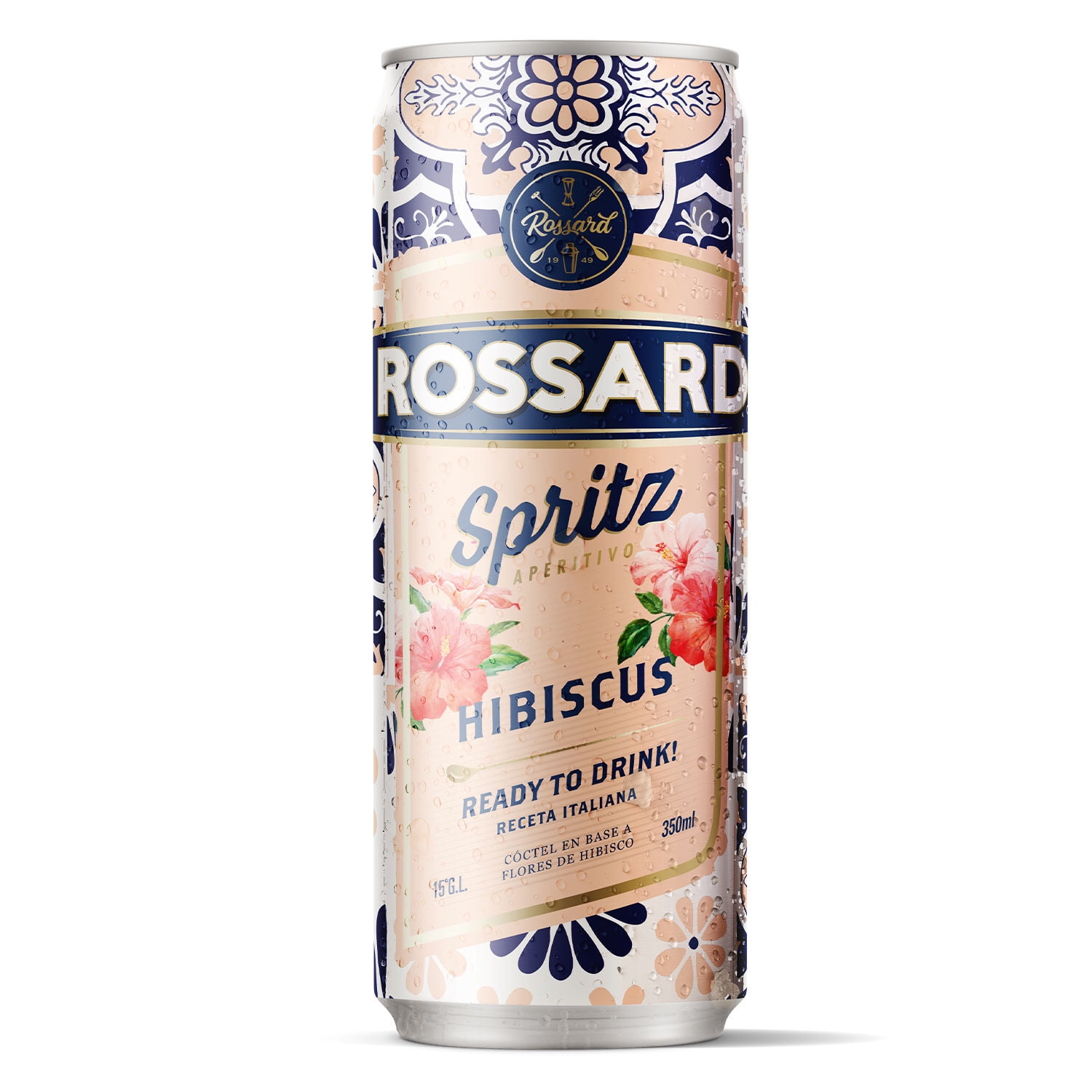 Cóctel Spritz Hibiscus Lata 350 ml Rossard