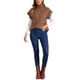 thumbnail image 2 of INSPIRE CHIC Suéter de Mujer Color Sólido Cuello Alto Chaleco Sin Mangas Jersey de Punto Trenzado XL Marrón, 2 of 5