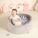 thumbnail image 5 of Piscina de bolas de espuma TRENDBOX para niños pequeños con funda lavable, color gris, 5 of 8