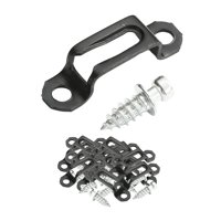 Magideal - 100 Uds. Sujetadores De Tornillo De Conector Invisible Ensamblaje De Bisagra De Gabinete, Conectores Ocultos 2 En 1 Duraderos Para Librería De Armario Medio