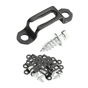 Magideal - 100 Uds. Sujetadores De Tornillo De Conector Invisible Ensamblaje De Bisagra De Gabinete, Conectores Ocultos 2 En 1 Duraderos Para Librería De Armario Medio