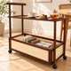 thumbnail image 5 of Estante Rodante Multiuso de 2 Niveles para Living o Cocina 70x30x72 cm, 5 of 6
