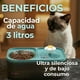 thumbnail image 5 of Fuente de Agua Bebedero 2 en 1 Eléctrico para Gatos 3 Litros, 5 of 8