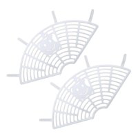 Ioensy - Red De Protección Para Rueda Trasera De Bicicleta, Barandilla Para Pies, Malla Protectora Para Asiento Trasero De Niño, Color Blanco