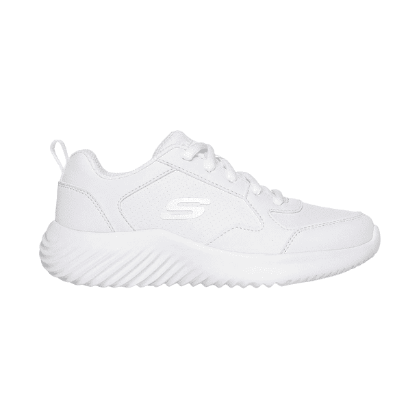 ZAPATILLAS BLANCAS ESCOLARES JUVENIL SKECHERS BOUNDER | 405627L-WHT - Talla 36