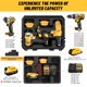 thumbnail image 2 of Funda rígida para juego de taladros/destornilladores de impacto inalámbricos Dewalt, 2 of 6