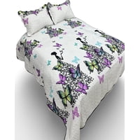 Genérico - Cubrecama Quilt Luminoso 2 Plazas - Verano L6