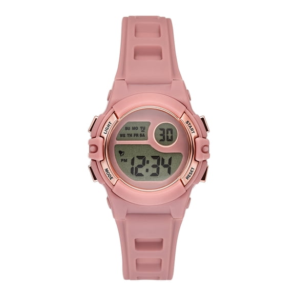 Reloj Deportivo Digital Time and Tru Rosado 210 mm Alarma Crono