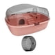thumbnail image 2 of Jaula Grande Para Hámster, Conejo, Ratas, Erizo Transparente, Hábitat Portátil Para Hámster, Color Rosa, 2 of 5