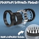 thumbnail image 4 of Anillos magnéticos Fidget Toy BUNMO negros para adultos y adolescentes, 4 of 6
