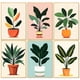 thumbnail image 1 of Pack de 6 Lienzos de Plantas – Kit de Pintura por Números Camocin (20 × 30 cm), 1 of 7