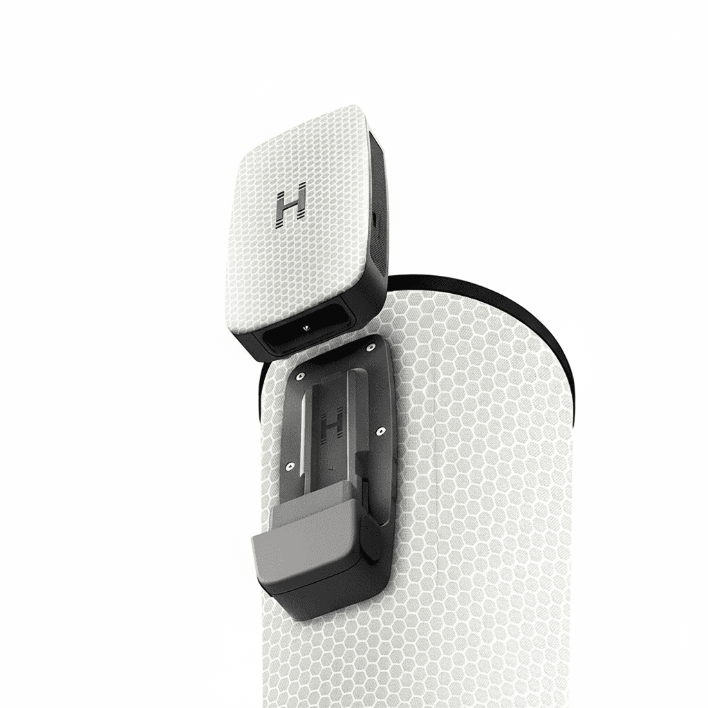 Homedics - Rodilleras De Compresión Modulair Sport Con Controlador, Calor Y Ajuste Adaptativo