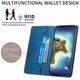 thumbnail image 2 of Funda tipo cartera con bloqueo RFID para Samsung Galaxy A36 Con tapa abatible, portatarjetas, cierre magnético, TPU y soporte Azul, 2 of 6