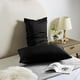 thumbnail image 3 of Funda De Almohada De Seda Seda De Morera Suave Y Transpirable Negra, 3 of 7