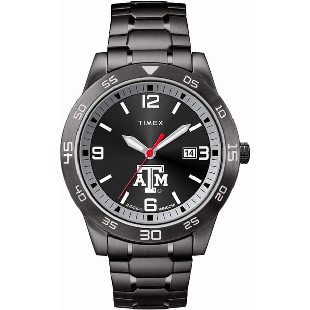 Mira los Texas A&M Aggies Texas A&M Acclaim de 42 mm de Timex Tribute Collegiate Acclaim