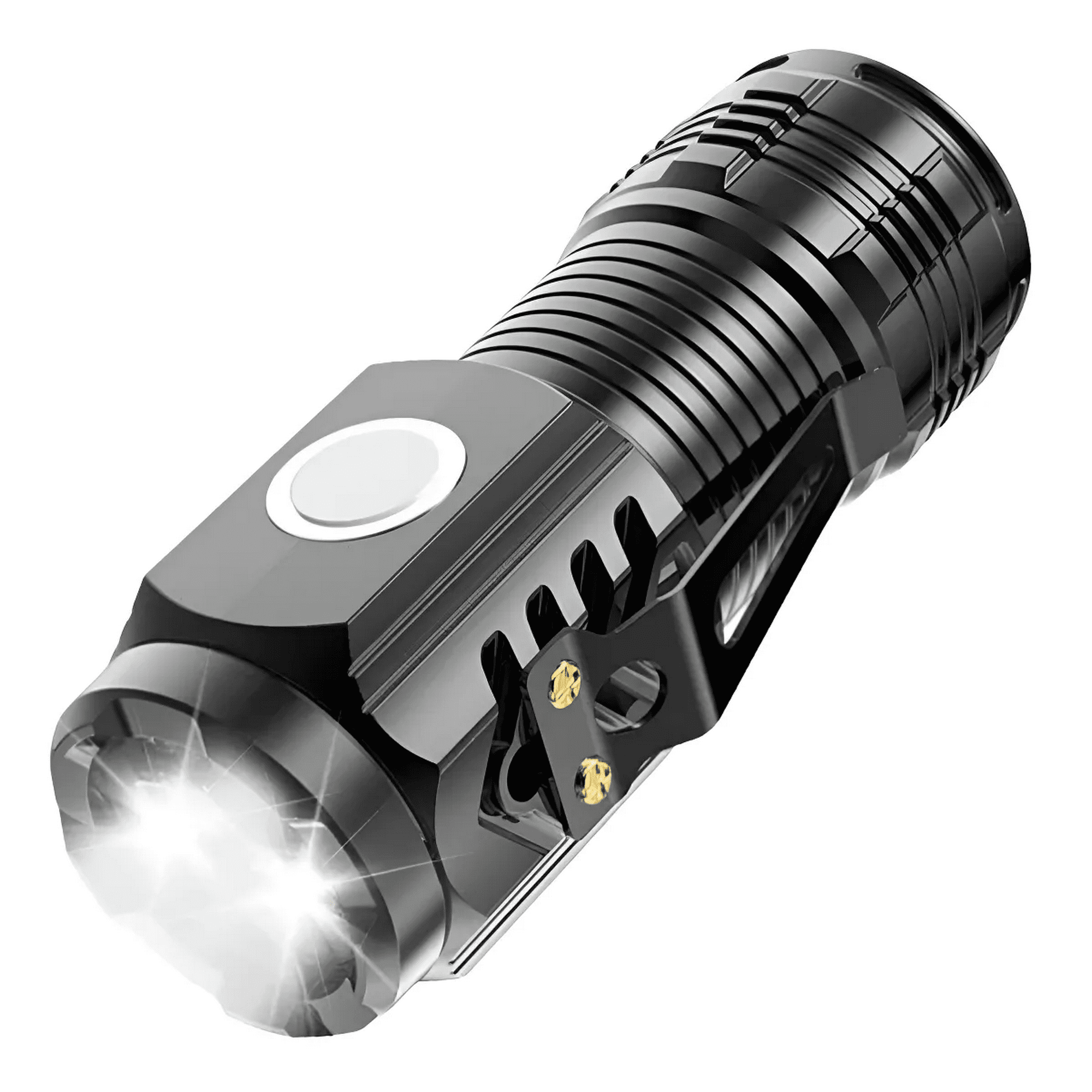 Genérico - Linterna Tactica Linterna Recargable Linterna Mini Usb