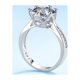 thumbnail image 3 of Anillos de Compromiso de Moissanita de 3 Uds para Mujer Color D Corte Redondo S925 Plata de Ley VVS1 Anillos de Diamante Moissanita Aniversario Promesa Anillos de Boda Regalos para Esposa con, 3 of 8