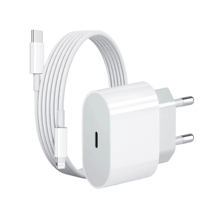 Genérico - Cargador Rápido 35w Compatible Con Iphone 8 Al 14 Pro Blanco