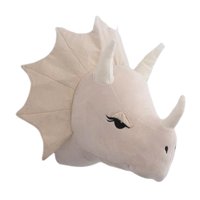 Bothyi - Colgante De Pared Con Cabeza De Dinosaurio Para Habitación De Guardería Con Cuerda Para Colgar, Color Beige