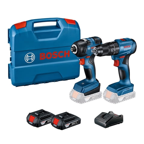 Bosch - Kit Taladro Percutor Gsb 185-Li +Llave Imp Gdr 18V-200