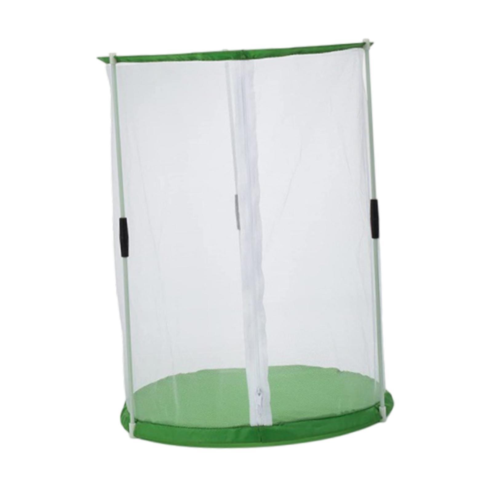 Magideal - Jaula De Malla De Mariposa Jaula De Malla Al Aire Libre Con Cremallera Observación Portátil Jaula De Mariposa Hábitat Jaz De Exploración De Jaula Para 30 Cmx40Cm