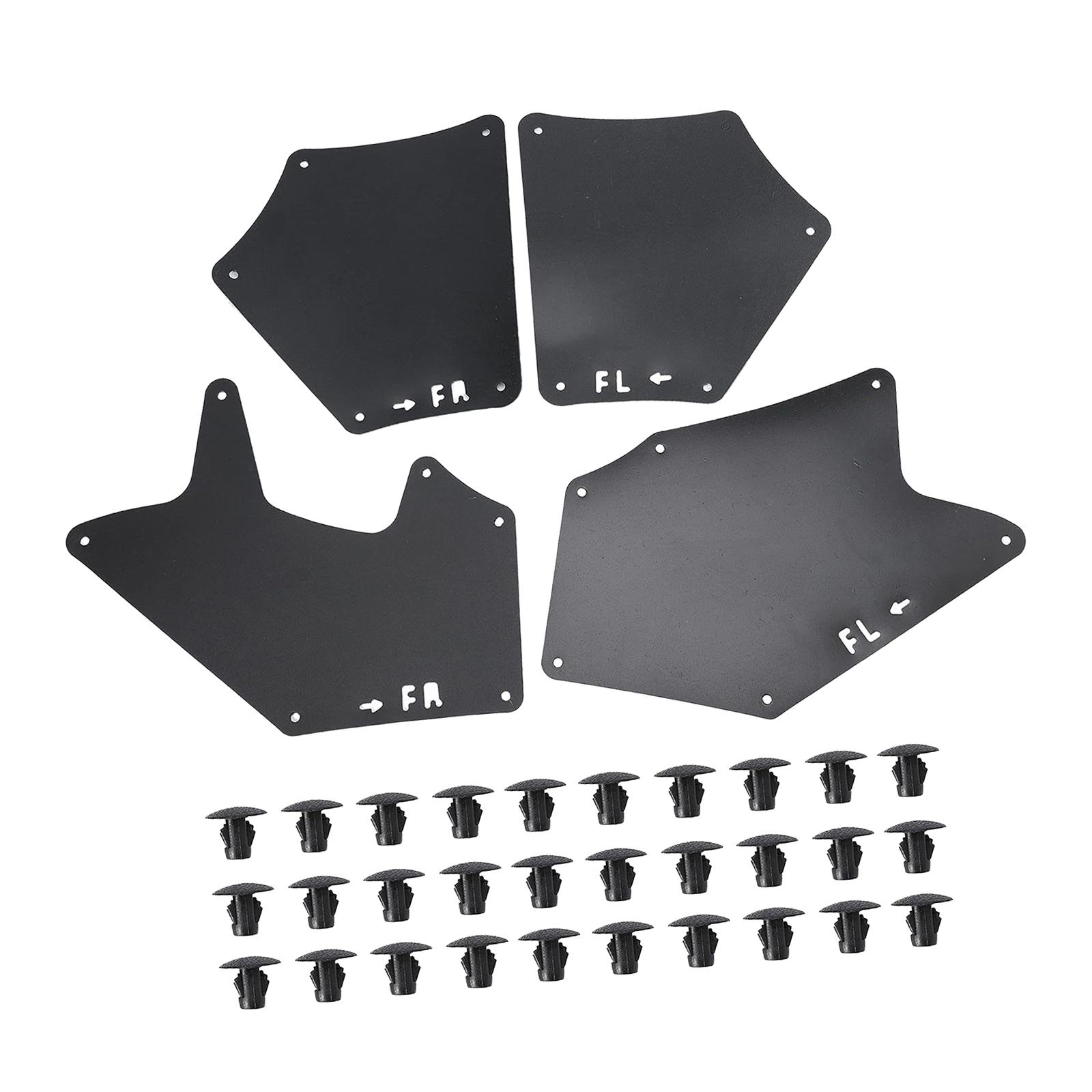Magideal - 4 Protectores Contra Salpicaduras Con Clips 53739-0C020, Reemplaza A Los Guardabarros 53737-0C030 Para Stable Performance Professional Premium