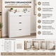 thumbnail image 2 of Zapatero Organizador 3 Puertas Abatibles y 2 Cajones Blanco, 2 of 3