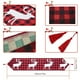 thumbnail image 5 of Camino de Mesa Bordado Navideño Reno Blanco, 5 of 5