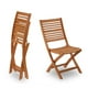 thumbnail image 2 of Juego De 2 Sillas Exterior Madera Kingsbury, 2 of 4