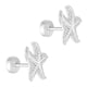 thumbnail image 2 of Aros de estrella de mar plata 925, 2 of 2
