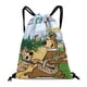 thumbnail image 1 of Mochila de Cuerdas Desmarcar El Show de Oso Yogi 30x40cm, 1 of 6