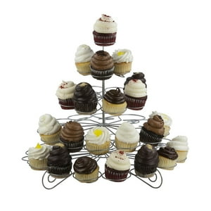 Concepts Life - Porta Cupcakes De Metal Blanco Para 41 Unidades
