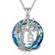 thumbnail image 2 of Set de Regalo Collar HESHPAWS Tree of Life con Inicial A-Z y Rosa Eterna, 2 of 3