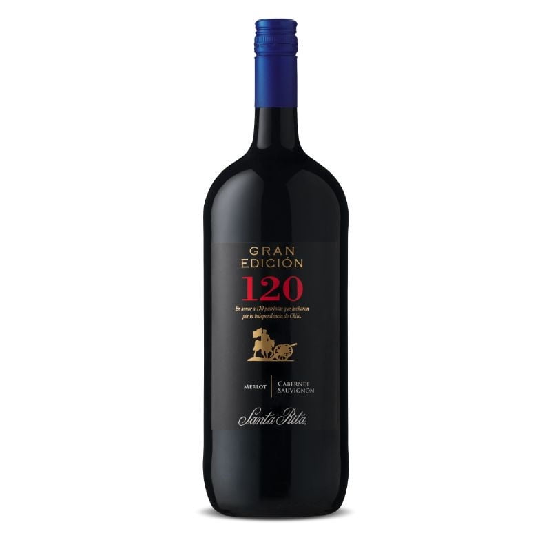 Vino Tinto Merlot-cabernet Sauvignon 12° Botella 1.5 L Gran 120
