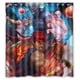 thumbnail image 1 of Cortina de ducha de baño con ganchos de 66 x 72 pulgadas., 1 of 3