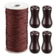 thumbnail image 4 of Cable De Sombra De Elevación Trenzado Marrón 55 Yardas/rollo Con 4 Piezas De Artesanía Colgante De Madera, 4 of 5