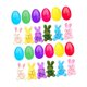 thumbnail image 1 of Huevos De Pascua Llenos Con Decorativo De Conejito De Peluche Para Ni?os Amigos 12 Set, 1 of 5