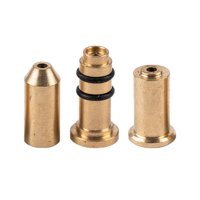 Magideal - Adaptador De Llenado De , 3 Piezas, Cilindro, Boquilla De Latón, Tanque De Gas, Cabezal Inflable Para Llenado De Gas, Adaptador De Tanque De Gas , C C