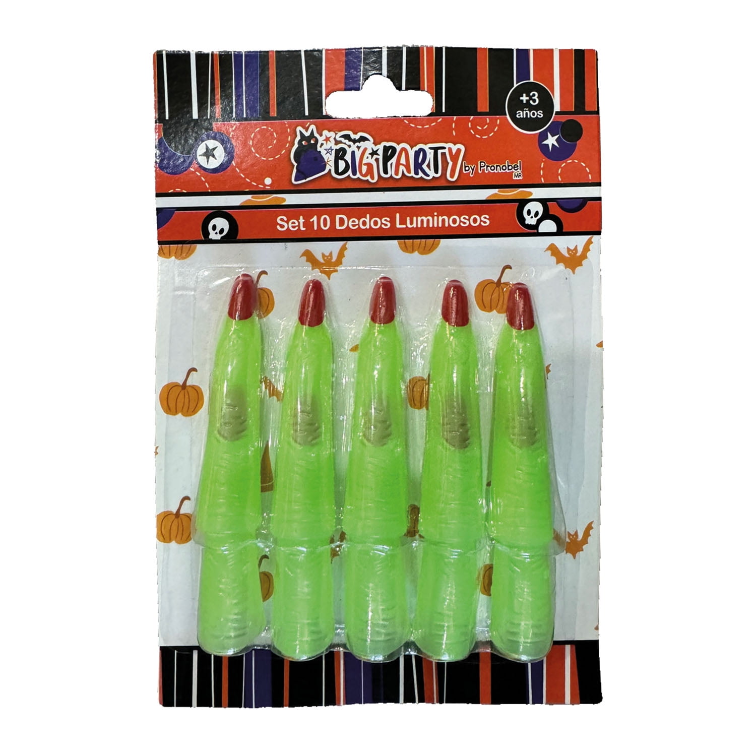 Set 10 Dedos Luminosos Big Party