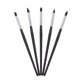 thumbnail image 1 of Set de 5 pinceles de silicona negros para resina dental Tazrigo, 1 of 5